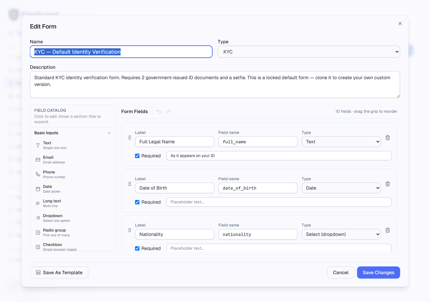 Form builder